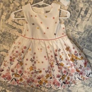 Floral dress for a baby girl. Perfect for spring